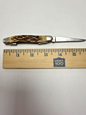 Schrade USA 897UH Uncle Henry Lockback Knife Vintage Staglon USA